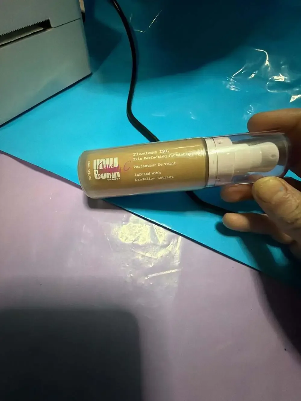 #240 Uoma by Sharon C. Flawless IRL Skin Perfecting Foundation - Honey Honey T5